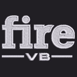 FW Fire Text Logo 1/4 Zip Sweatshirt Jacket - Adult NuBlend® Quarter-Zip Cadet Collar Sweatshirt Design