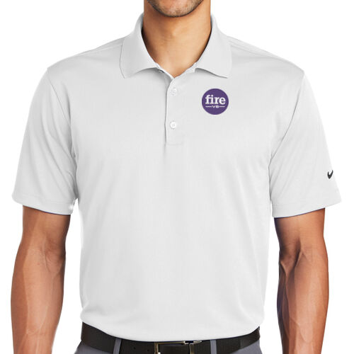 FW Fire Round Logo Performance Polo - Tech Basic Dri FIT Polo Thumbnail