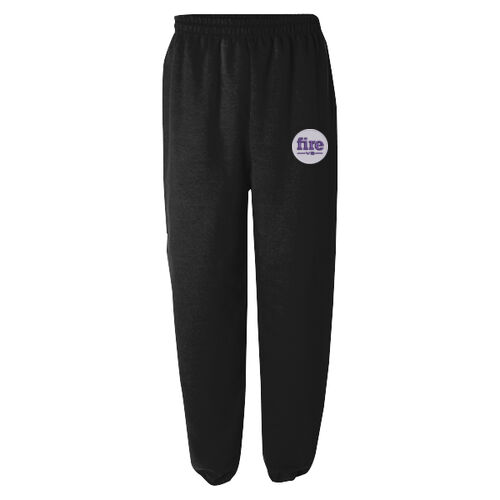Jogger Pants Round Logo - Heavy Blend Sweatpants Thumbnail