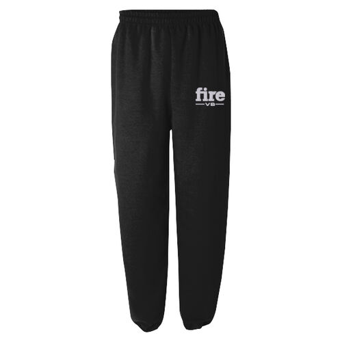 FW Fire Text Logo Jogger Pants Thumbnail