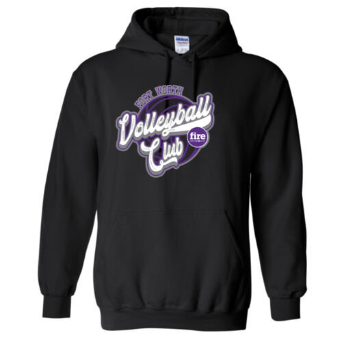 ROUND FW VOLLEYBALL CLUB #3 - Heavy Blend Hooded Sweatshirt  Thumbnail