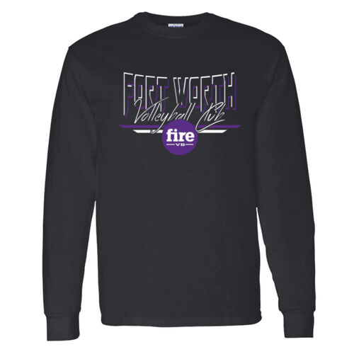ARC FORT WORTH VB CLUB #1 - Heavy Cotton Long Sleeve T-Shirt  Thumbnail