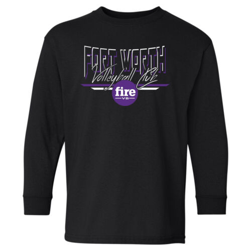 ARC FORT WORTH VB CLUB #1 - Heavy Cotton Youth Long Sleeve T-Shirt Thumbnail