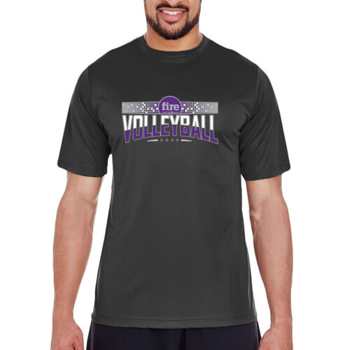 FW VOLLEYBALL ARCHED #9 - TT11 - 100% Polyester Moisture Wicking UV40+ Unisex Performance T-Shirt Thumbnail