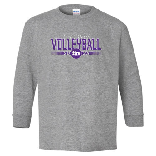 2025 FW VOLLEYBALL - Heavy Cotton Youth Long Sleeve T-Shirt Thumbnail
