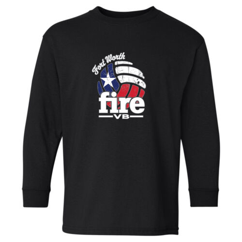 FWVB USA #4 - Heavy Cotton Youth Long Sleeve T-Shirt Thumbnail