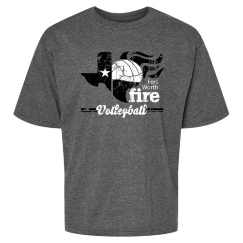 TEXAS FLAME - 4850 Youth Gold Soft Touch T-Shirt Thumbnail