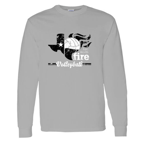 TEXAS FLAME - Heavy Cotton Long Sleeve T-Shirt  Thumbnail