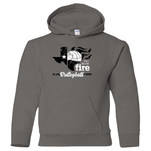 TEXAS FLAME - Heavy Blend Youth Hooded Sweatshirt Thumbnail